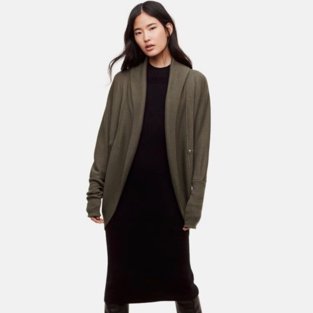 Aritzia Diderot Olive Green Cardigan